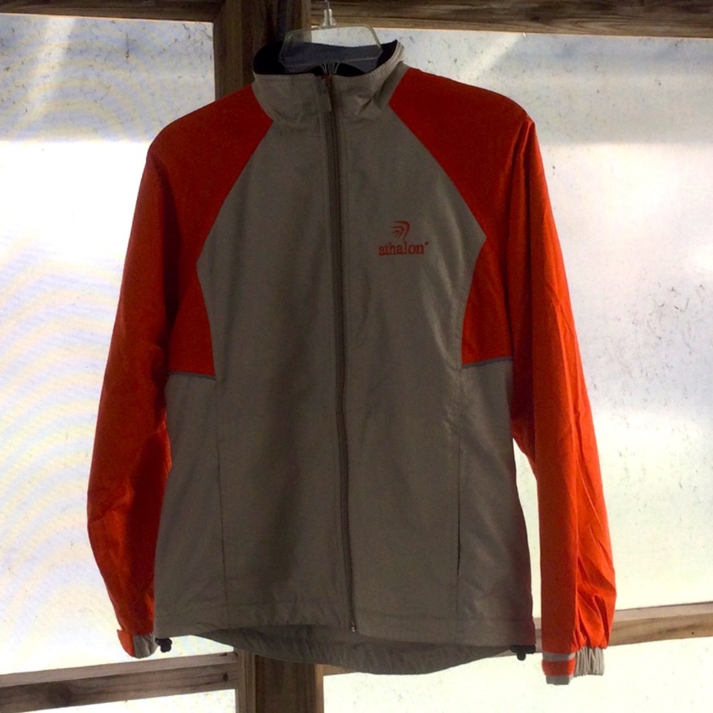 Athalon Girls fleece lined Jacket/Windbreaker 		Size M Excellent Condition